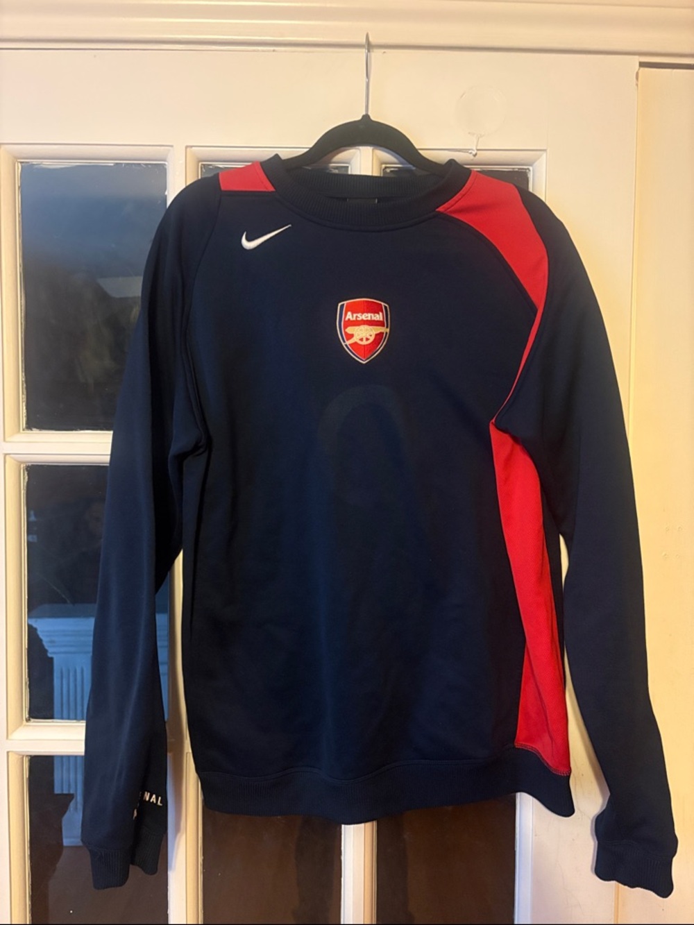 Nike Arsenal Navy & Red Pullover Sweatshirt